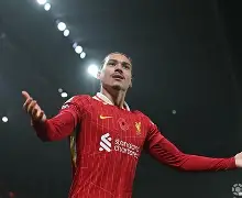 利物浦英超击败富勒姆努涅斯抽射得分